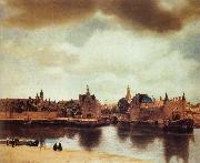 Jan Vermeer View of Delft oil painting